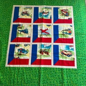 Baby Quilt handmade 37.5X37.5 beautiful brand new